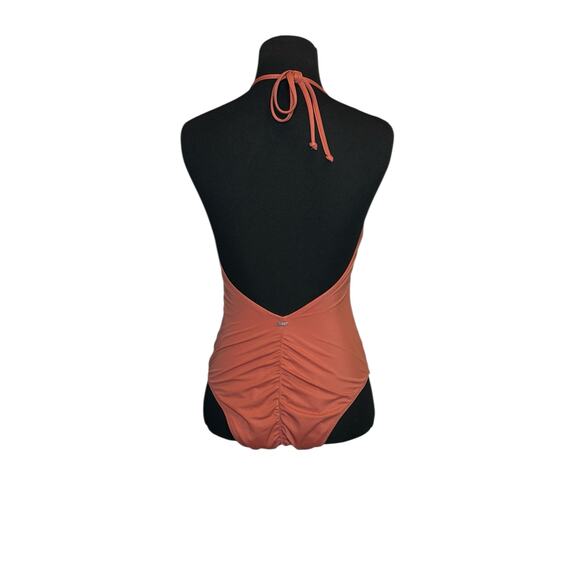 Victoria's Secret Pink Criss Cross Front Swim One Piece Bathing Suit size M - Picture 12 of 15